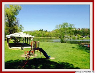 Picnic Area and Playground overlooking the lake an