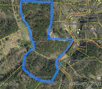 GIS Picture with Property Outlined in Blue (includ