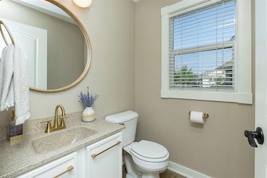 Main level half bath