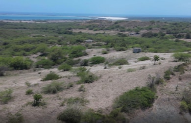 Highest point on land at rear lot line distance view of ocean and Playa Sucia