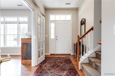 Foyer with Laminate Floors