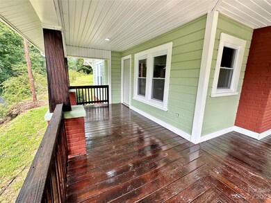 Large covered porch on the front and side