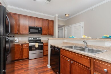 Kitchen with View of High Top Counter