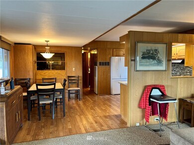 Open floor plan with spacious  living/dining/kitchen! 