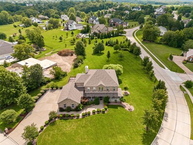 Beautiful aerial view of this gorgeous home!