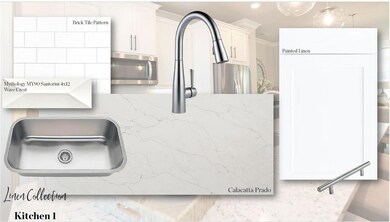 Warm Linen Collection makes this kitchen warm and 