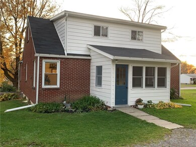 Enclosed back porch.