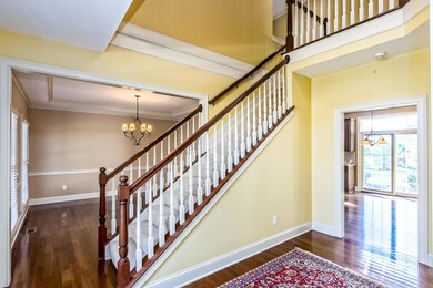 Wood Spindle Stairway