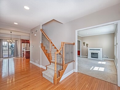 Spacious foyer to welcome guests is 23x10.