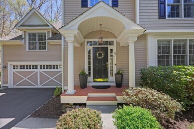 Front Door with portico entrance