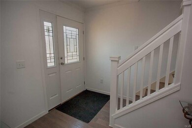 Notice the front door details