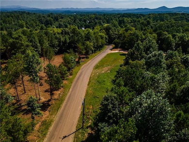 Drone / aerial view featuring a mountain view