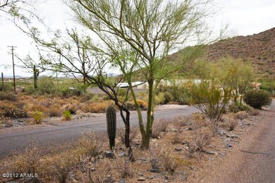 View of lot toward the west