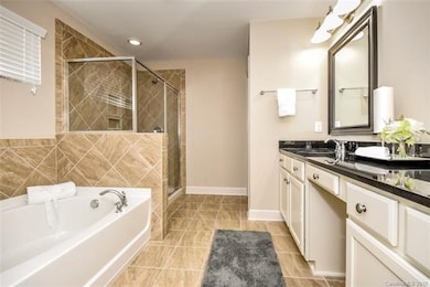 Master Bath with separate shower & garden tub