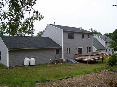 Exterior Back. Deck