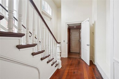 Ground floor foyer with private elevator.