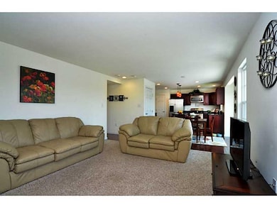 Family Room. The family room opens to the kitchen.