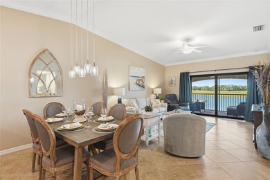 Dining to living room with view