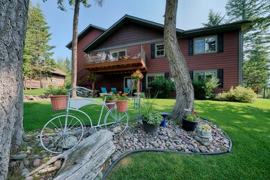 Landscaped backyard