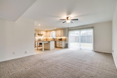 Living Room Open to Kitchen