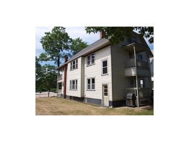 West side of house and back side