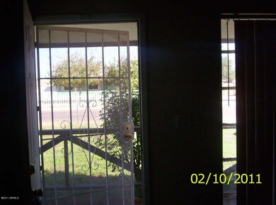 Front door with screen