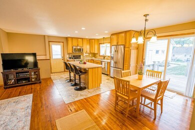 All stainless steel appliances in the kitchen