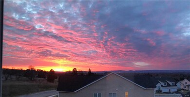 View of the sunrise from the Loft.