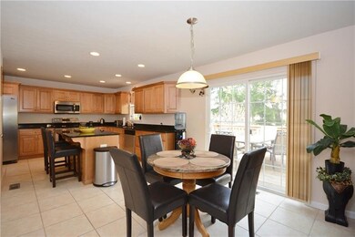 Breakfast area is large enough for a table with 6 