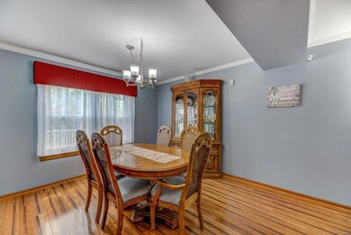 Formal dining space is large enough to accommodate a large table, buffet, china cabinet OR perhaps you'll use this space for something else entirely.