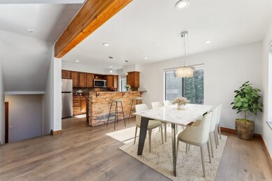 Photo has been virtually staged. Open concept dini