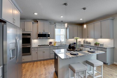 The open layout provides an optimal area to cook a