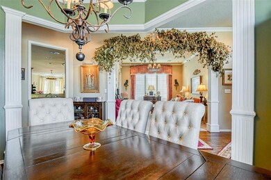 Wonderful flow from the Dining Room to the Kitchen
