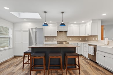 Plenty of light from skylight