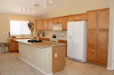 Kitchen opens to great room