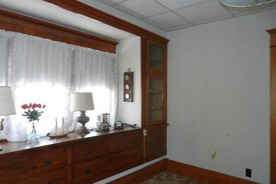 Living Room. Bay window with built in storage unde