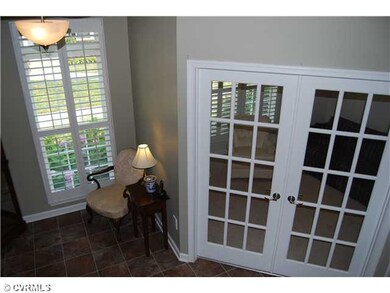 Foyer - Foyer with French Doors to office/3rd bedr