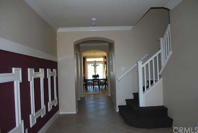 Front Entrance to home.  Crown Molding, Diagonally