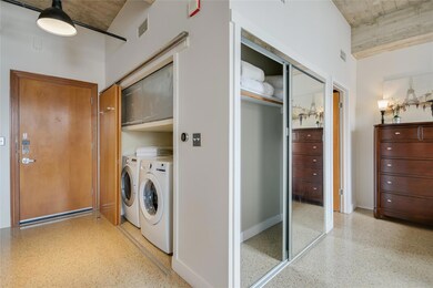 Laundry room with independent washer and dryer an