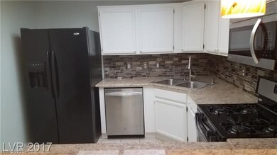 Newer granite counter & breakfast bar with new han