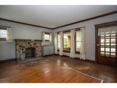 Charming decorative fireplace. Stone surround made
