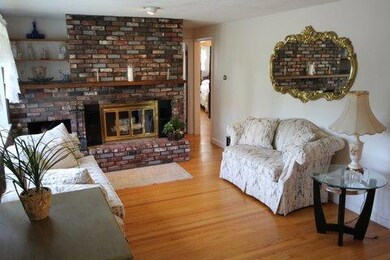 Living Room. Living room offers wood...