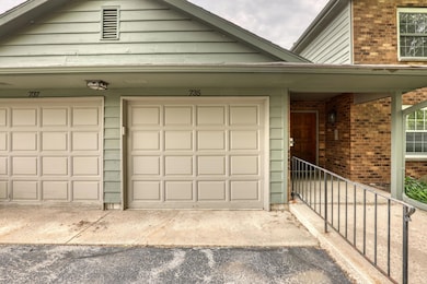 Parking space in front of garage