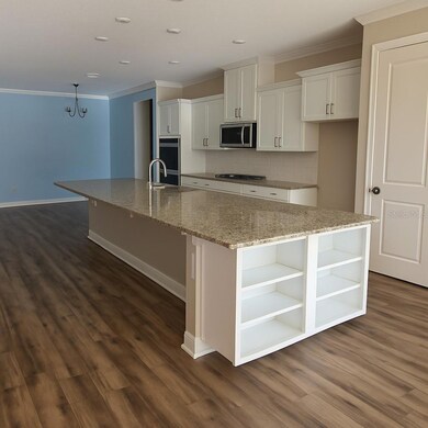 15ft Kitchen Island w/built in bookcase