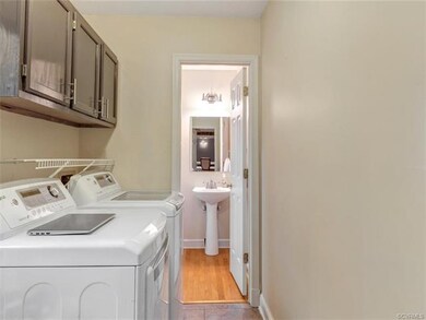 Laundry/Drop Zone w/Built-ins & Half Bath