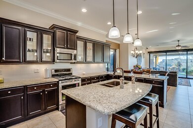 Gourmet Kitchen with Granite Island