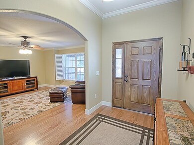 Foyer is a charming entrance