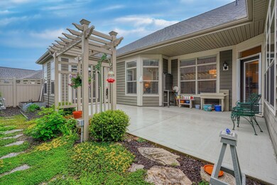 Courtyard arbor