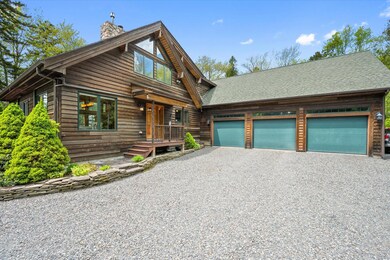 Graveled driveway....