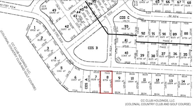 Map of parcels